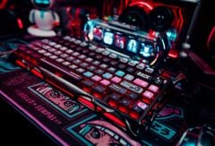 Bàn phím Gaming Gravastar Mercury K1 Pro Special Edition - Cyberpunk