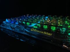 Bàn phím Gaming Gravastar Mercury K1 Lite - Transparent Black