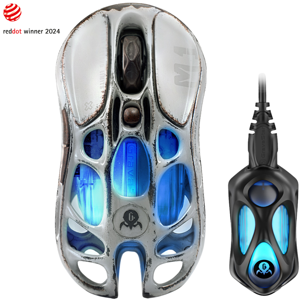 Chuột không dây Gaming GravaStar Mercury M1 Pro Battle Worn Edition