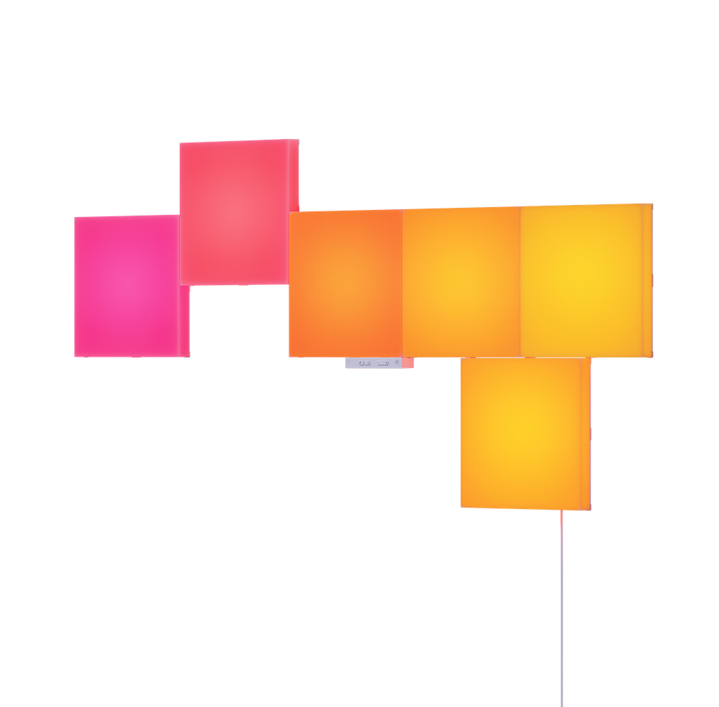 Khối đèn thông minh Nanoleaf Blocks Big Squares 6 ô đèn (bộ khởi động) - EU
