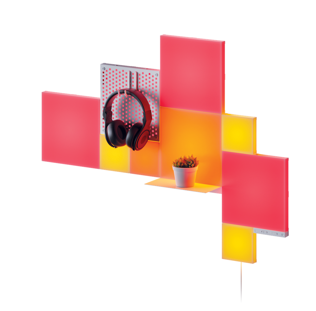 Khối đèn thông minh Nanoleaf Blocks Combo XL 10 ô đèn (bộ khởi động) - EU