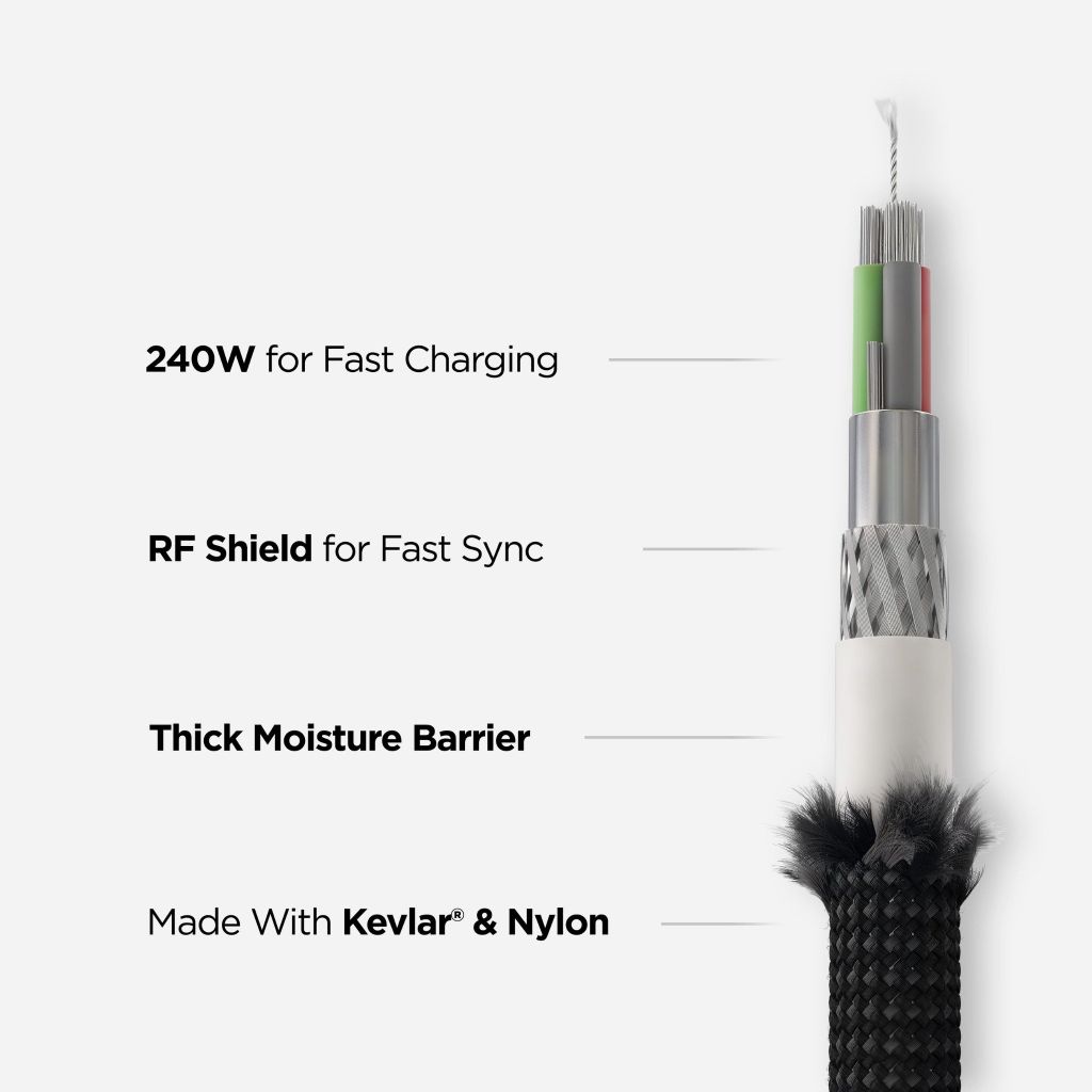 Cáp sạc Nomad USB-C Cable 240W