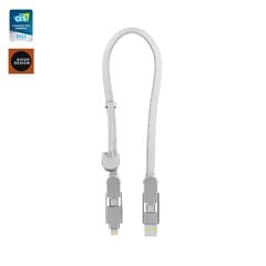 Cáp sạc đa năng 6 trong 1 Rolling Square inCharge XL 0.3m/ 100W