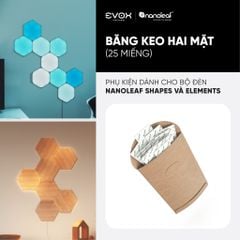 Băng keo hai mặt dành cho bộ đèn LED lắp ghép thông minh Nanoleaf Shapes và Elements