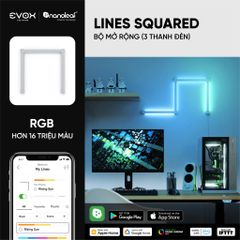 Đèn thông minh Nanoleaf Lines Squared 3 thanh đèn (bộ mở rộng)