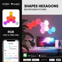 Đèn thông minh Nanoleaf Shapes Lục Giác 9 ô đèn (bộ khởi động)