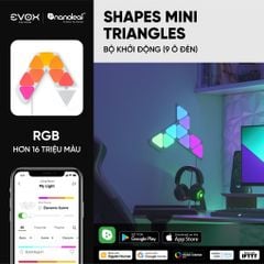 Đèn thông minh Nanoleaf Shapes Tam Giác Mini 9 ô đèn (bộ khởi động)
