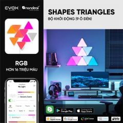 [Hot Deal] Đèn thông minh Nanoleaf Shapes Tam Giác 9 ô đèn (bộ khởi động)