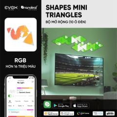 Đèn thông minh Nanoleaf Shapes Tam Giác Mini 10 ô đèn (bộ mở rộng)