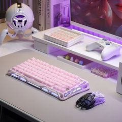 Bàn phím Gaming Gravastar Mercury K1 Special Edition - Sakura Pink