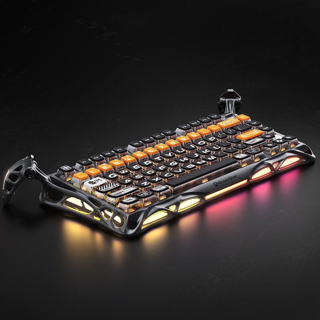 Bàn phím Gaming Gravastar Mercury K1 Pro - CyberFlare