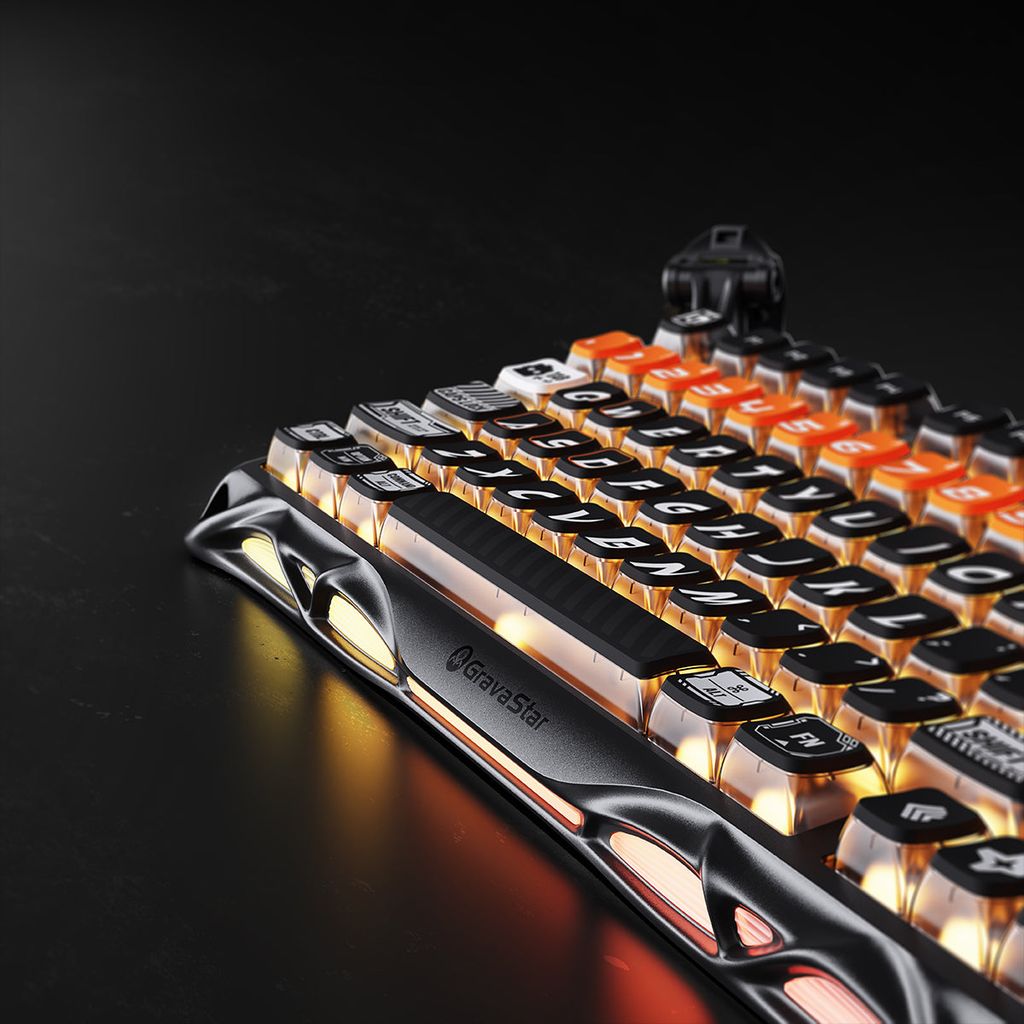 Bàn phím Gaming Gravastar Mercury K1 Pro - CyberFlare
