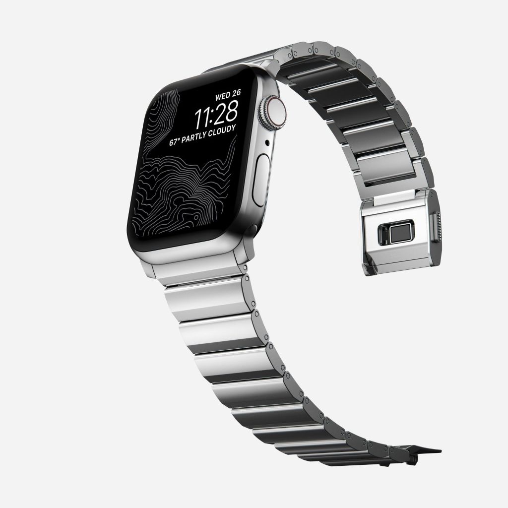 Dây đeo Nomad Stainsteel cho Apple Watch Series (41/42/46/49mm)