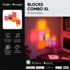 Khối đèn thông minh Nanoleaf Blocks Combo XL 10 ô đèn (bộ khởi động) - EU