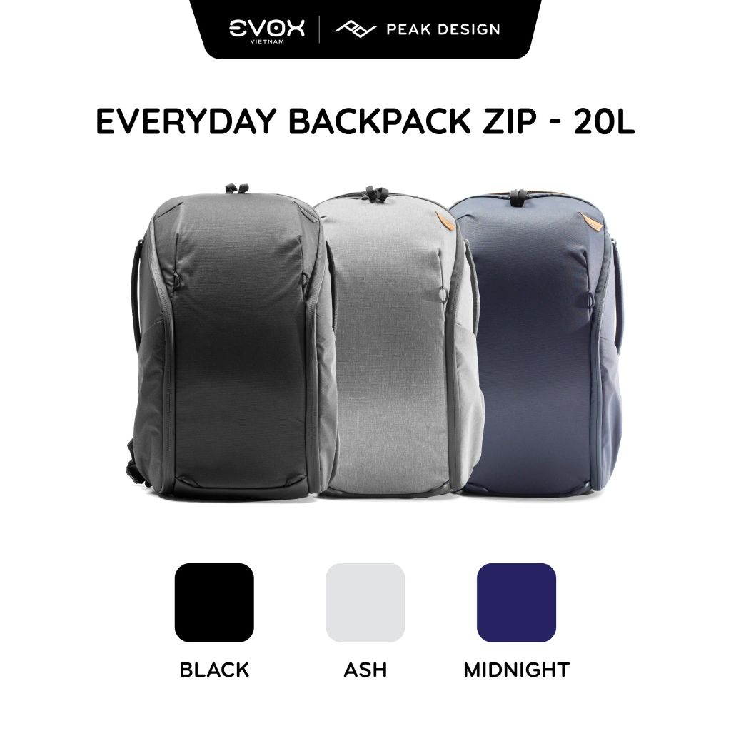 Balo Peak Design Everyday Backpack Zip 20L V2