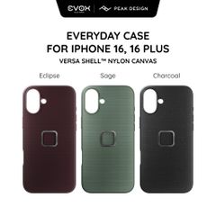 Ốp lưng Peak Design Everyday Case cho iPhone 16 (Plus/Pro/Pro Max)