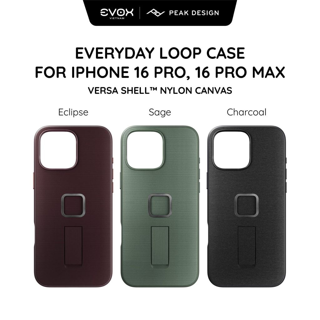 Ốp lưng Peak Design Everyday Loop Case cho iPhone 16 Pro/Pro Max