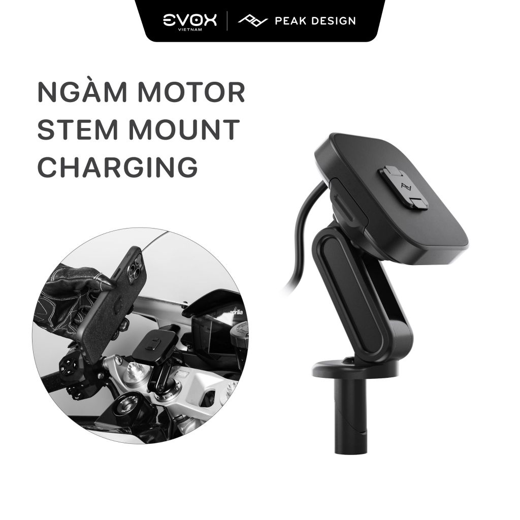 Ngàm Peak Design Motor Mount - Stem Mount