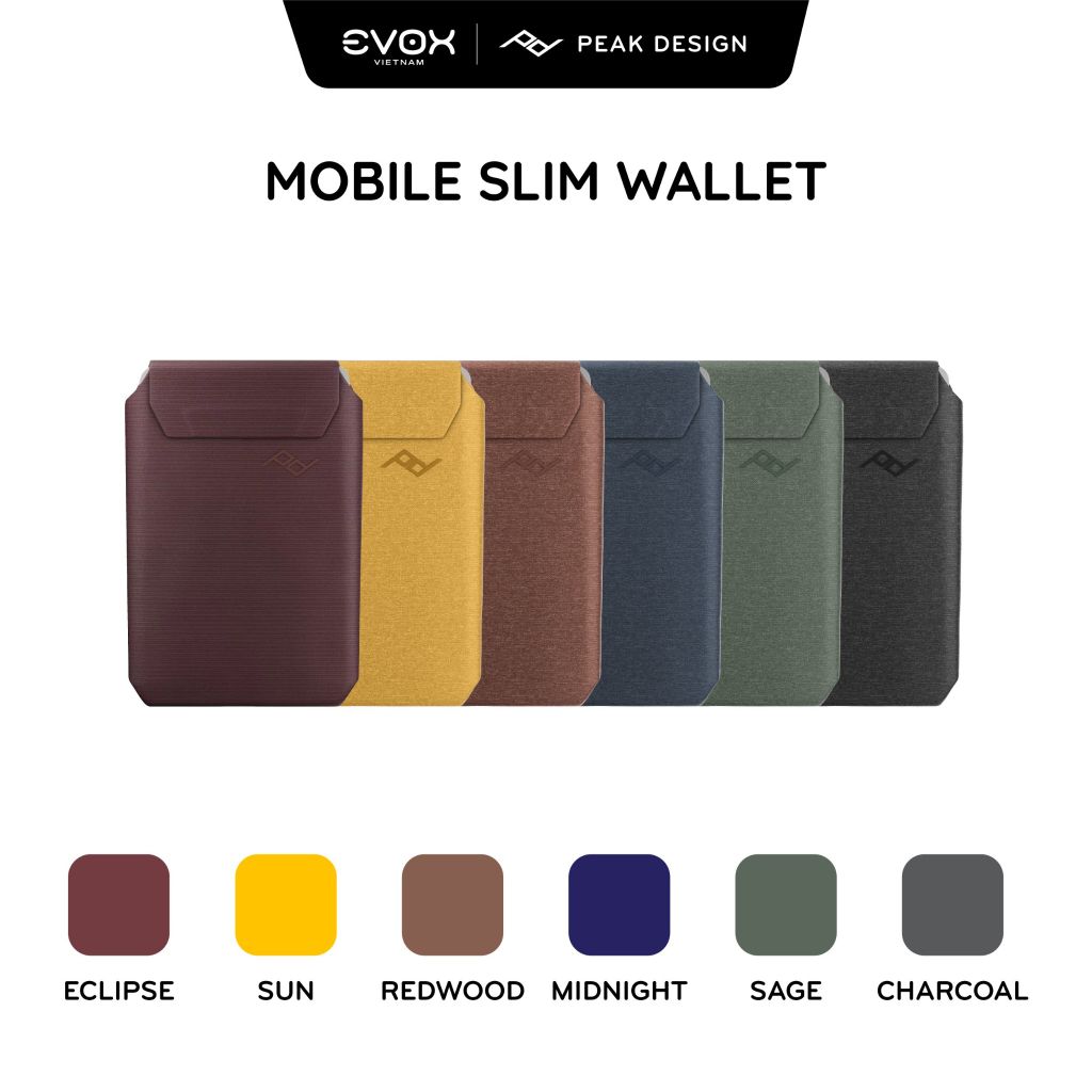 Ví gắn ốp lưng Peak Design Wallet Slim