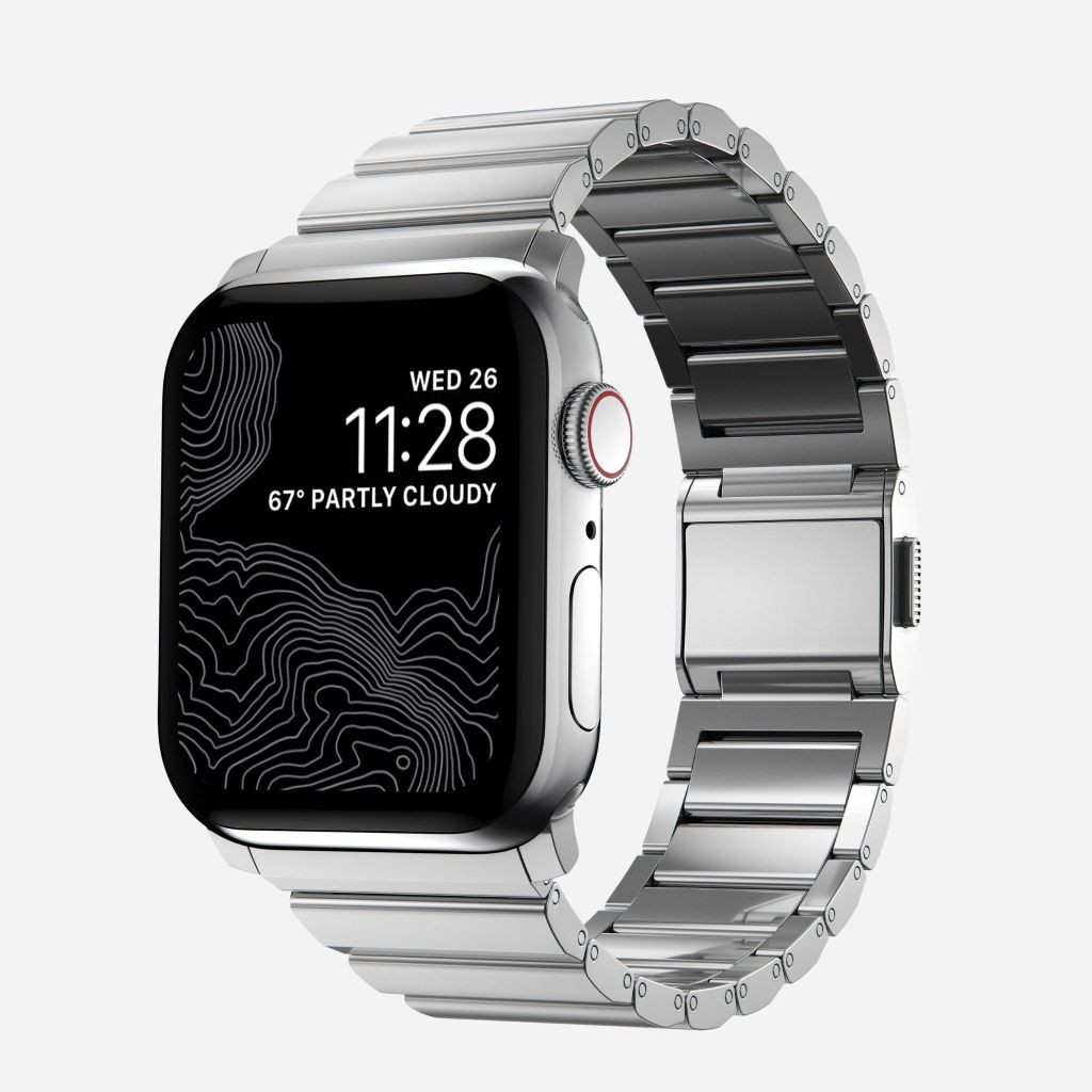 Dây đeo Nomad Stainsteel cho Apple Watch Series (41/42/46/49mm)