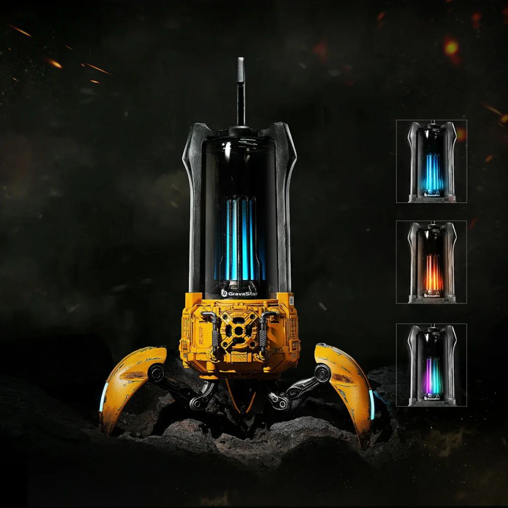 Loa Bluetooth GravaStar Supernova - War Damaged Yellow
