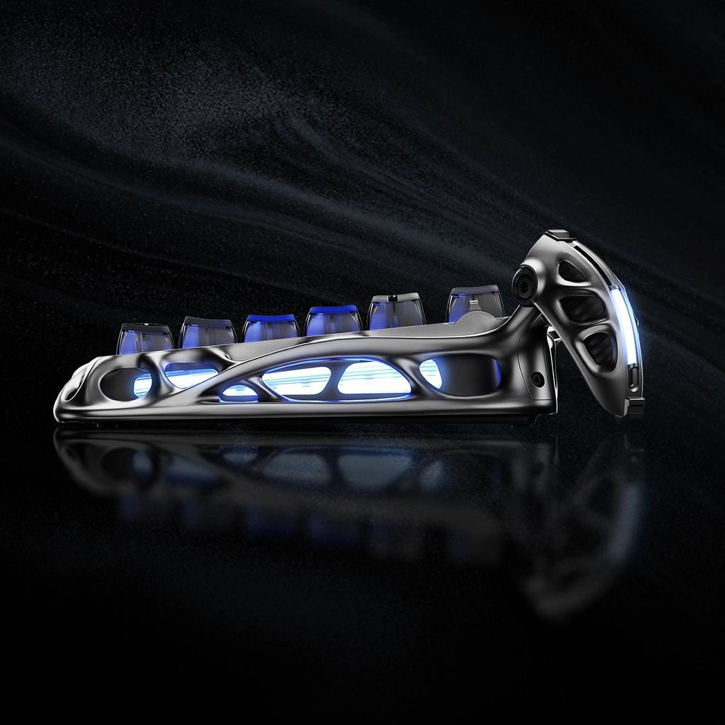 Bàn phím Gaming Gravastar Mercury K1 Pro - Interstellar Silver