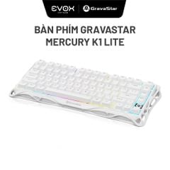 Bàn phím Gaming Mercury Gravastar K1 Lite - Snow White