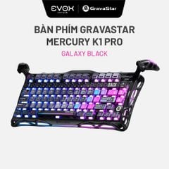 Bàn phím Gaming Gravastar Mercury K1 Pro - Galaxy Black