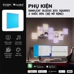 Khối đèn thông minh Nanoleaf Blocks Big Squares 2 khối đèn (bộ mở rộng)