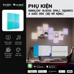 Khối đèn thông minh Nanoleaf Blocks Small Squares 4 khối đèn (bộ mở rộng)