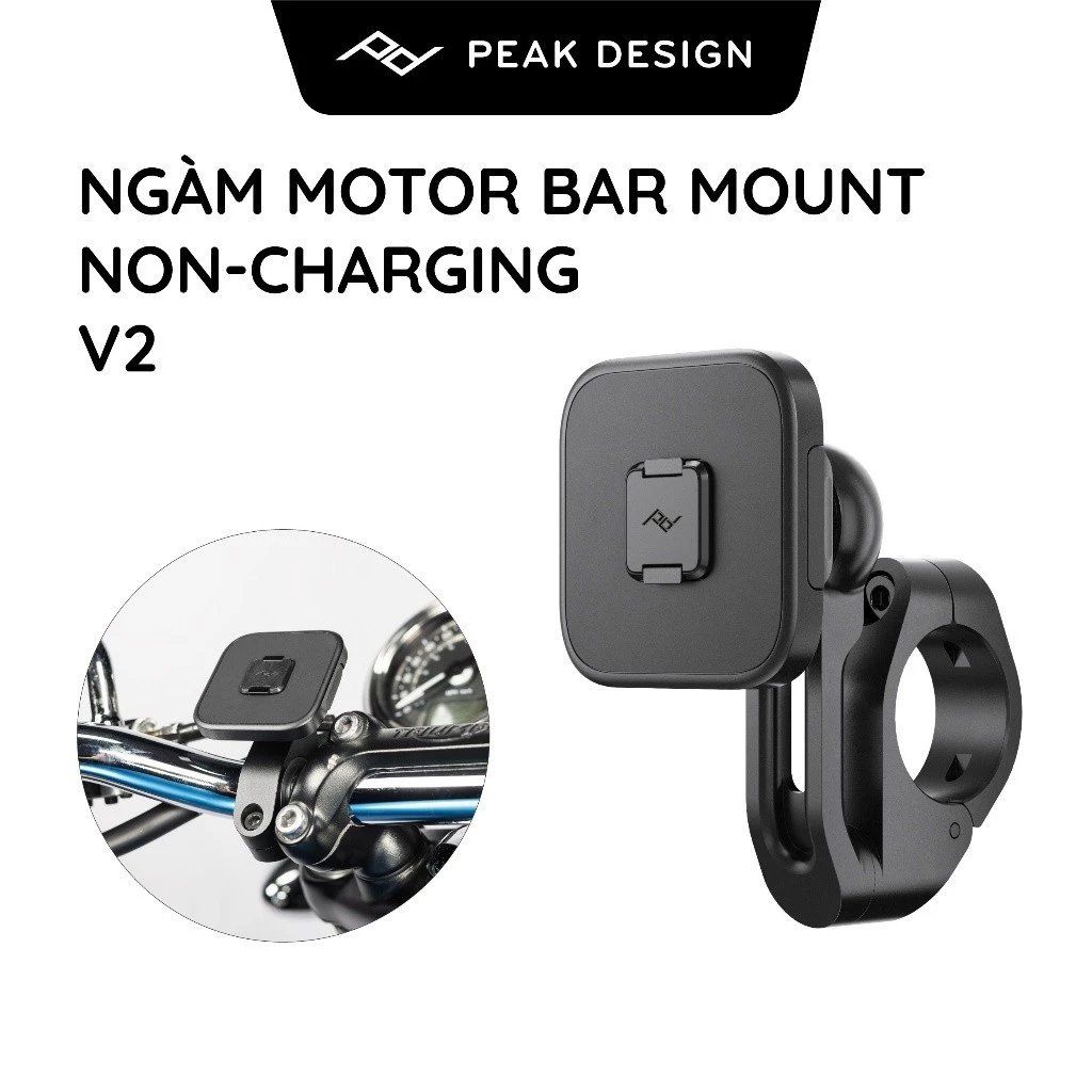 Ngàm Peak Design Motor Mount - Bar Mount V2
