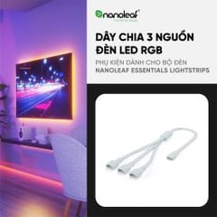 Dây chia nguồn đèn LED RGB 1:3 splitter dành cho Nanoleaf Essentials Lightstrips