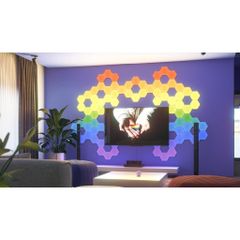 Đèn LED RGB lắp ghép thông minh Nanoleaf Shapes Lục Giác 1 ô đèn (Bộ mở rộng)