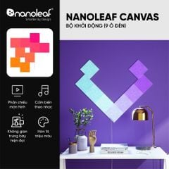 Đèn thông minh Nanoleaf Canvas 9 ô đèn (bộ khởi động)