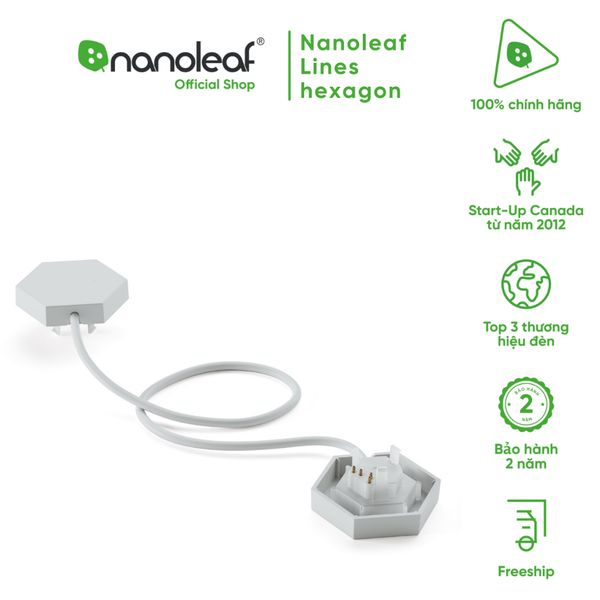 Đầu nối linh hoạt dành cho bộ đèn lắp ghép thông minh Nanoleaf Lines Hexagon - Lục Giác