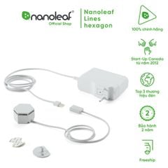 Bộ nguồn 42W và đầu nối nguồn dành cho bộ đèn lắp ghép thông minh Nanoleaf Lines Hexagon - Lục Giác
