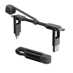 Cáp sạc móc khóa đa năng 4 trong 1 Rolling Square inCharge XS 240W