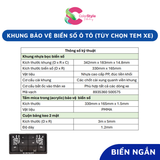  Khung Bảo Vệ Biển Số Ô Tô Bằng Nhựa PP Cao Cấp Đủ Các Dòng Xe 