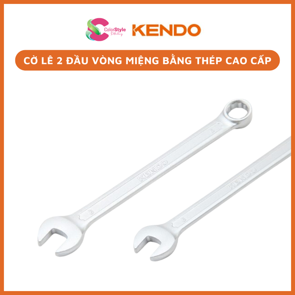  Cờ lê 2 đầu vòng miệng bằng thép cao cấp Kendo 