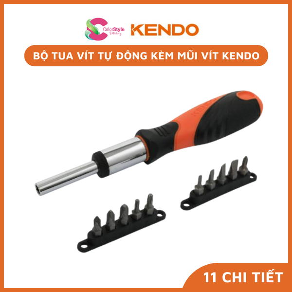  Bộ tua vít tự động kèm mũi vít Kendo 