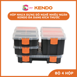  Hộp nhựa đựng đồ nghề nhiều ngăn Kendo đa dạng kích thước 