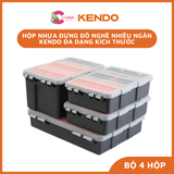  Hộp nhựa đựng đồ nghề nhiều ngăn Kendo đa dạng kích thước 