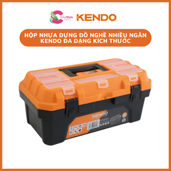  Hộp nhựa đựng đồ nghề nhiều ngăn Kendo đa dạng kích thước 