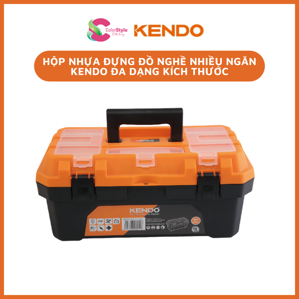  Hộp nhựa đựng đồ nghề nhiều ngăn Kendo đa dạng kích thước 
