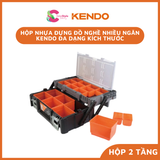  Hộp nhựa đựng đồ nghề nhiều ngăn Kendo đa dạng kích thước 