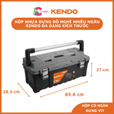  Hộp nhựa đựng đồ nghề nhiều ngăn Kendo đa dạng kích thước 