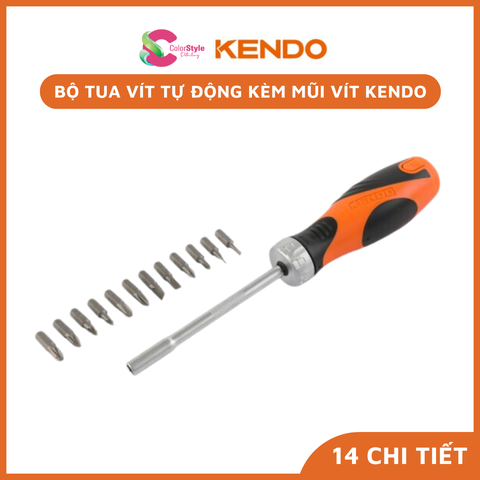  Bộ tua vít tự động kèm mũi vít Kendo 