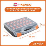  Hộp nhựa đựng đồ nghề nhiều ngăn Kendo đa dạng kích thước 