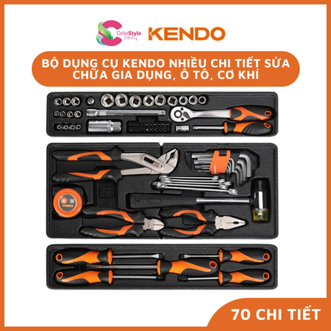  Bộ dụng cụ sửa chữa gia dụng, sửa chữ ô tô, cơ khí Kendo nhiều chi tiế 