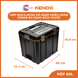  Hộp nhựa đựng đồ nghề nhiều ngăn Kendo đa dạng kích thước 